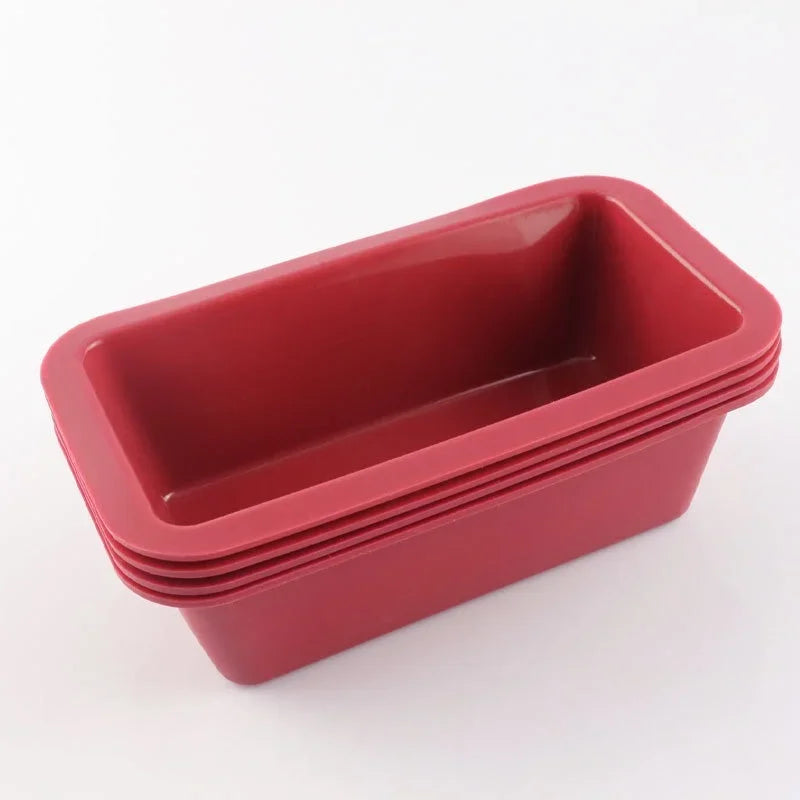 Silicone Baking Molds Nonstick Rectangle Cake Pans Mini
