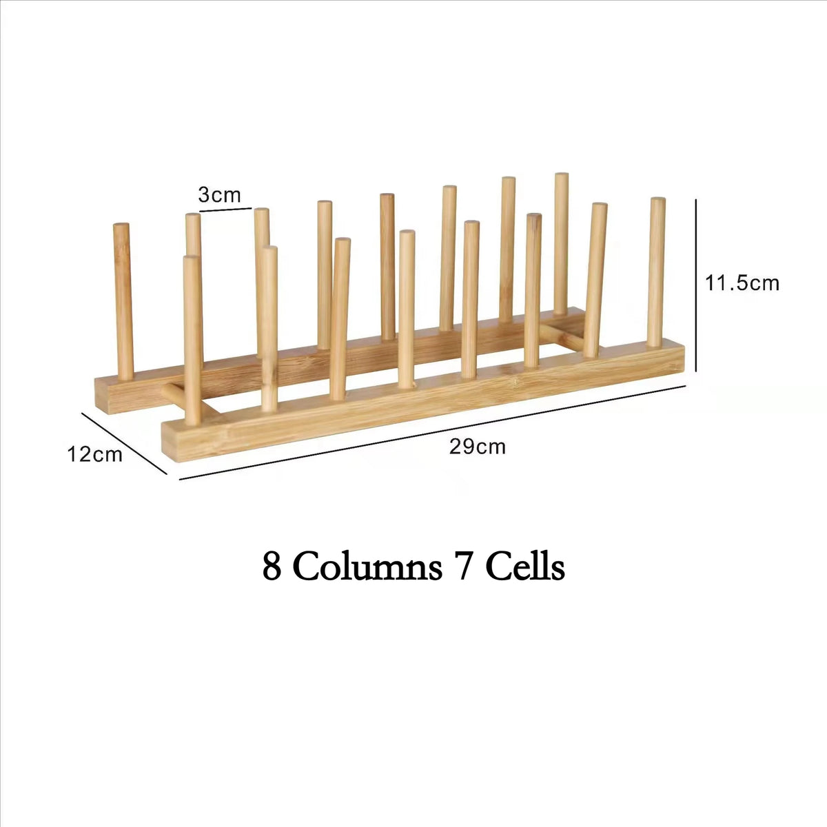 Diy Locker Bamboo Drain Rack Wooden Plate Rack