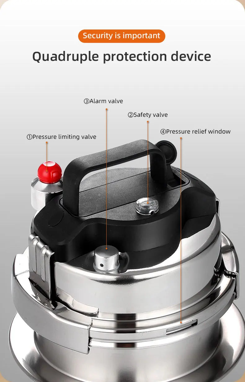 Universal Mini Stainless Steel Pressure Cooker Gas Induction