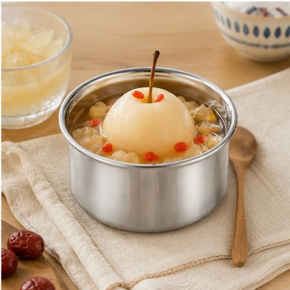 304 Stainless Steel Ramekin Lid Steamed Egg Baby