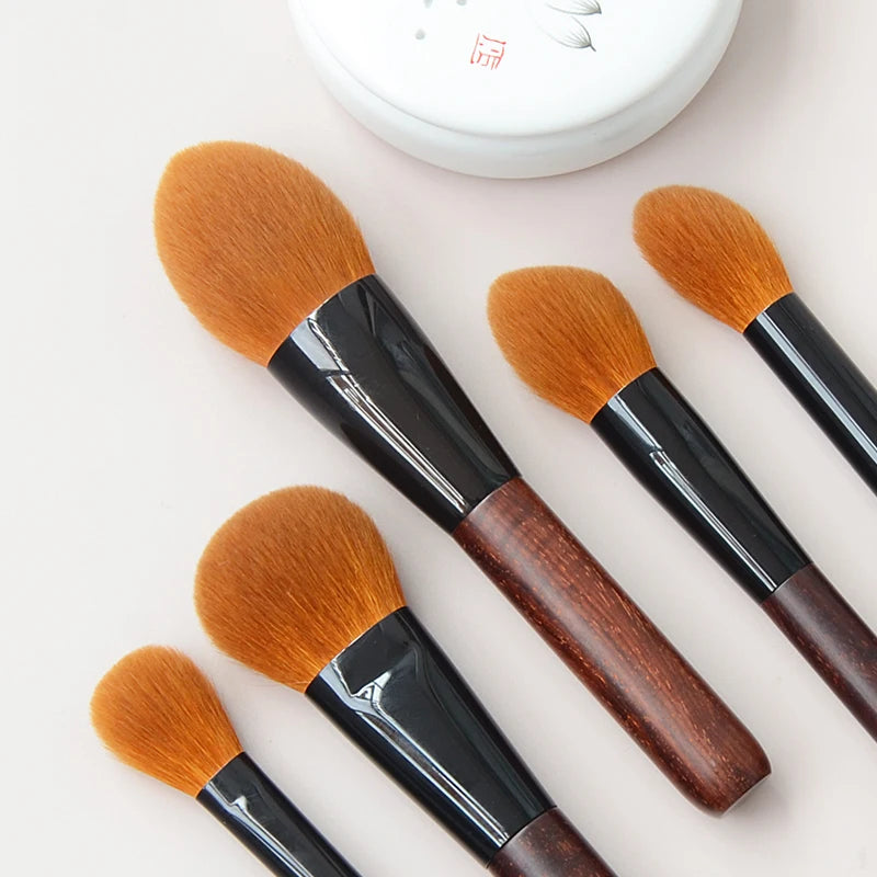 Soft Tiny Tips Goat Hair Handmade Makeup Brush