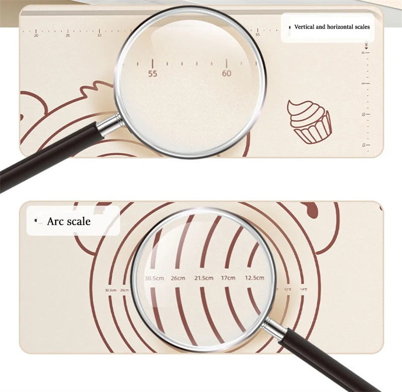 Thicken Oversize 70/65/50cm Silicone Baking Mat Pastry Rolling