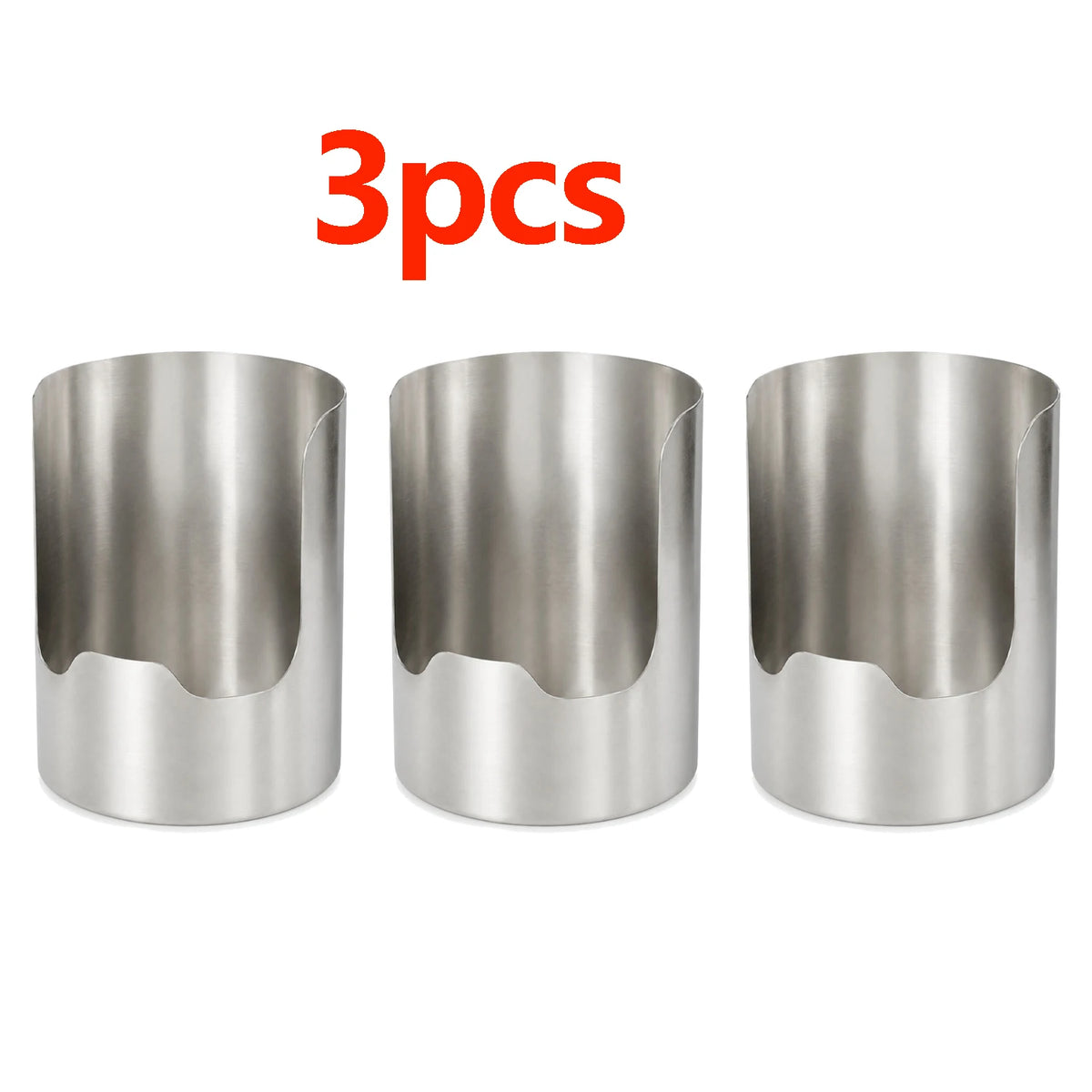 3pcs Stainless Steel Pot Lid Utensil Holder Multipurpose