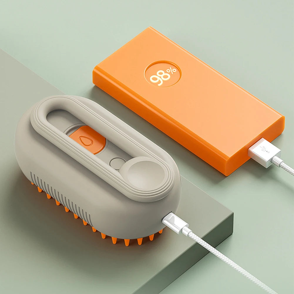Usb Rechargeable Cat Dog Grooming Comb Electric Water