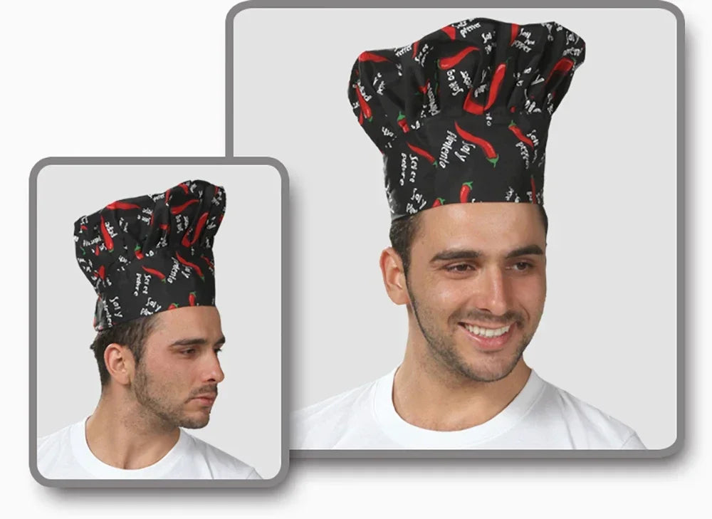 Cook Cap Head Chef White Cooking Hat Waiter