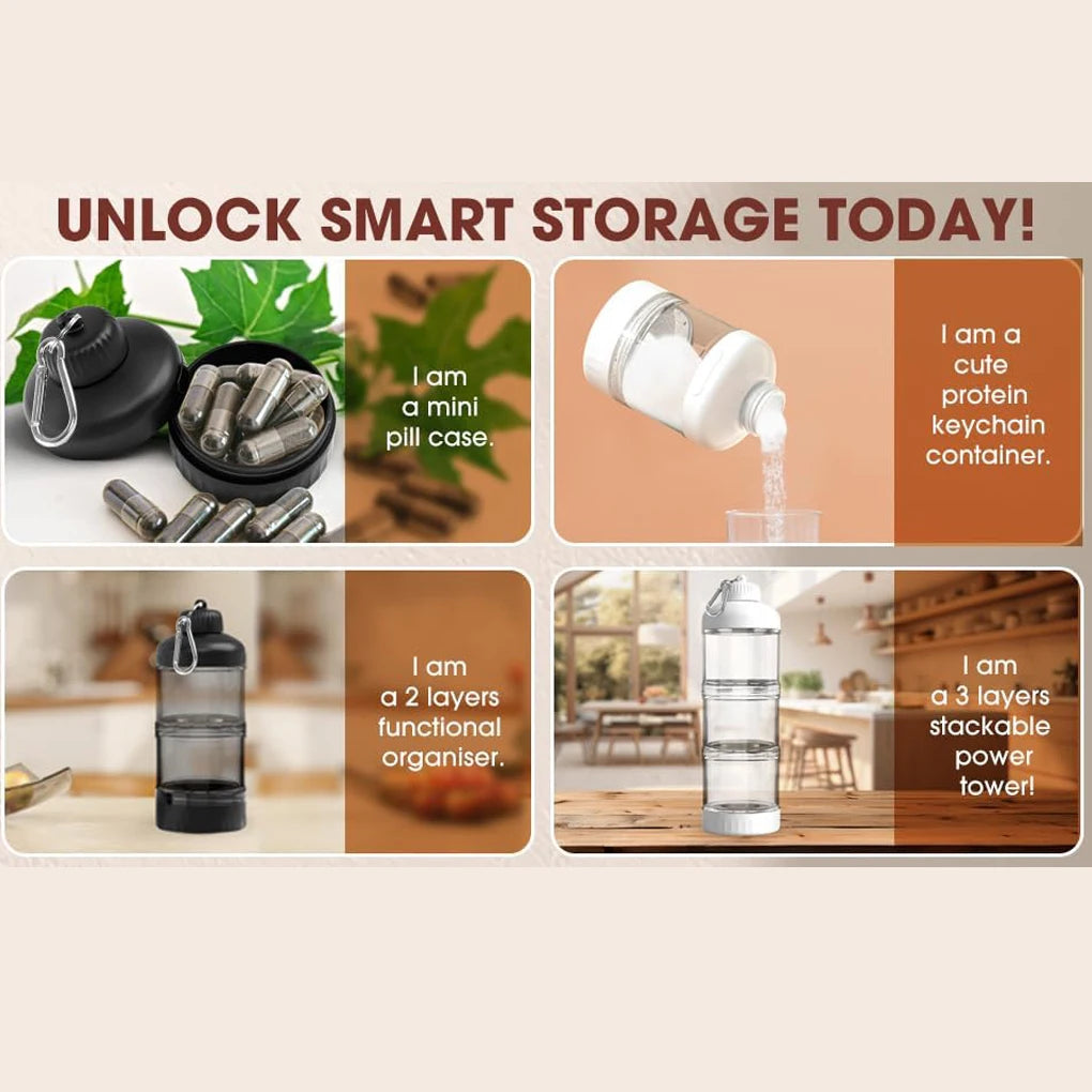 Protein Powder Dispenser Box Milk Powder Box Funnel