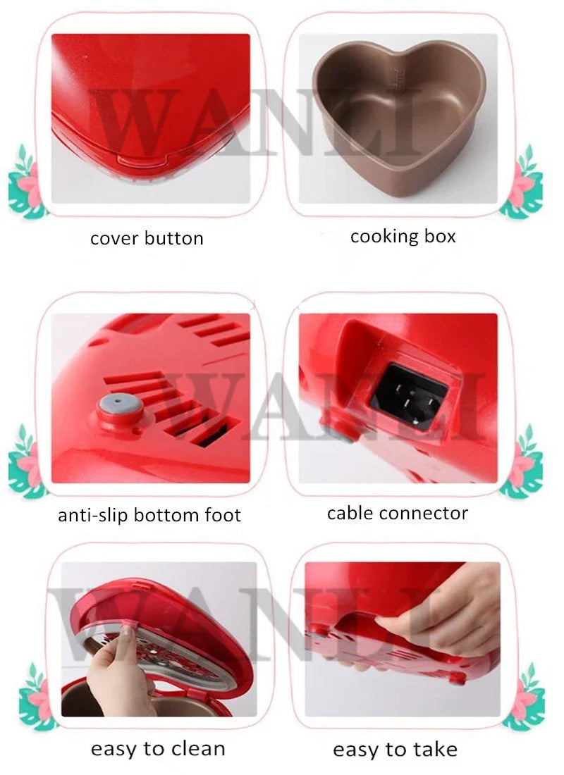 Desktop Electric 220v Heart Shaped Smart Rice Cooker