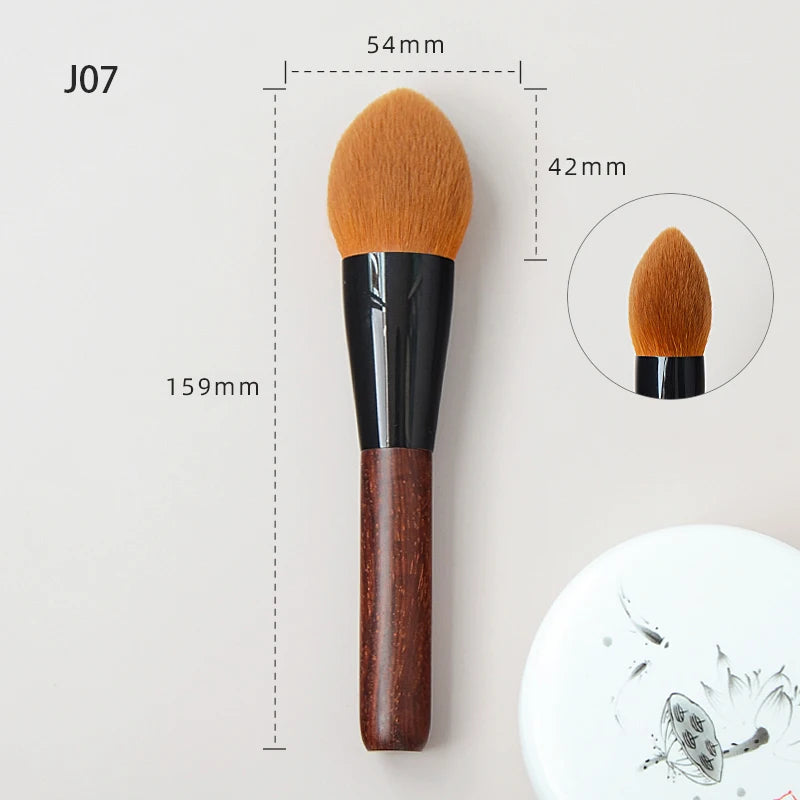 Soft Tiny Tips Goat Hair Handmade Makeup Brush
