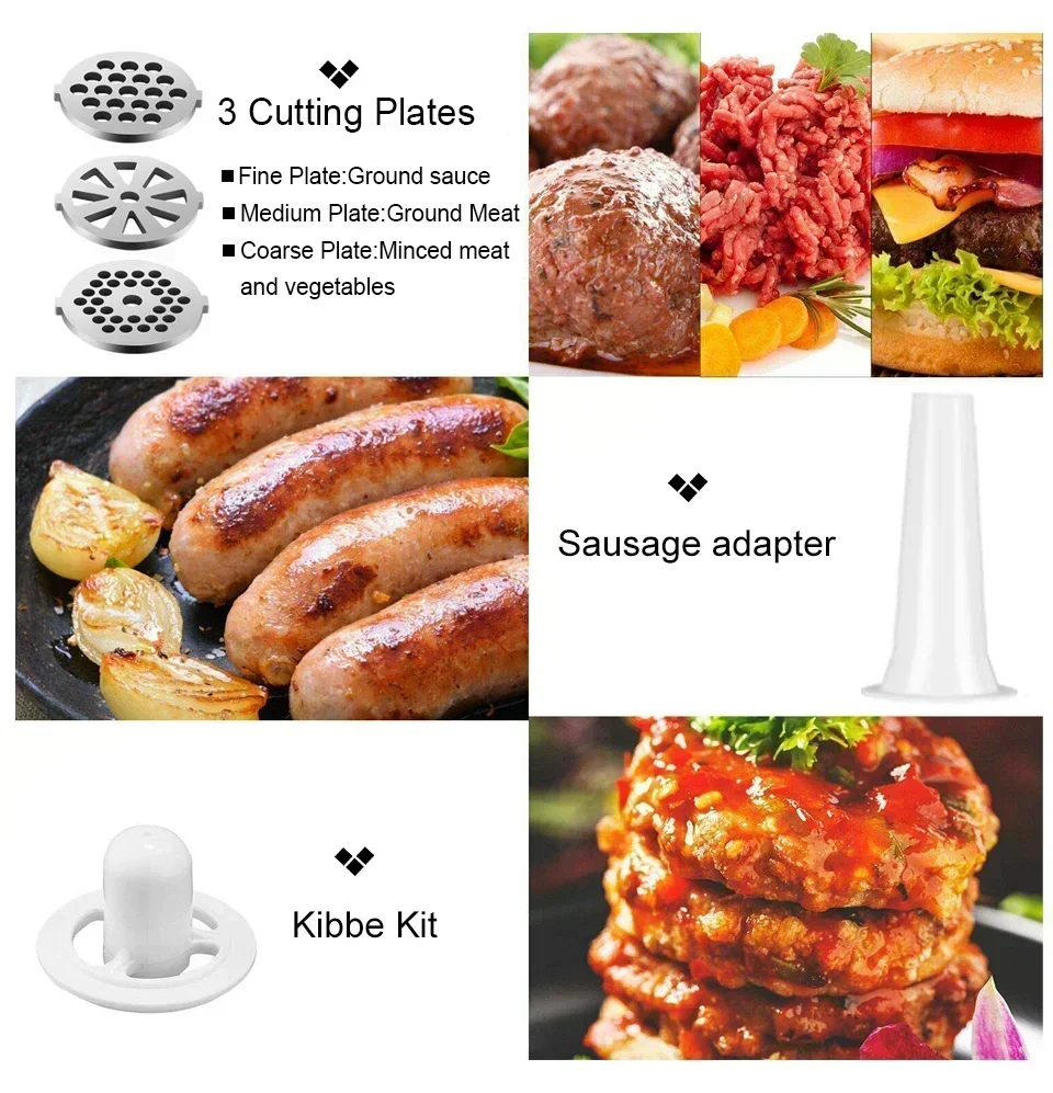 2800w Electric Meat Grinder Heavy Duty Grinder Electric