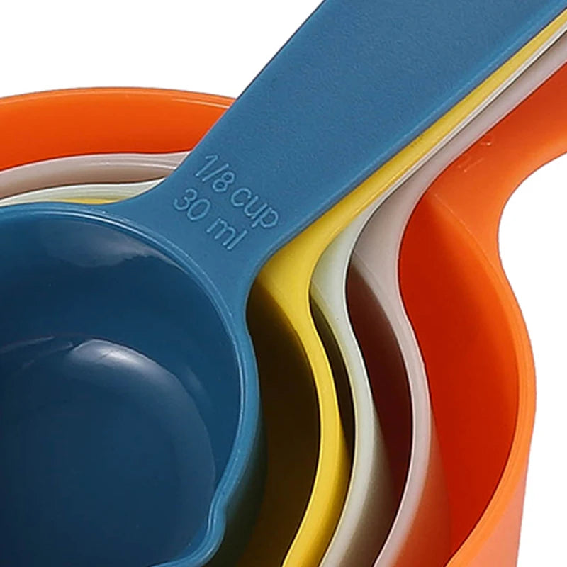 Colorful Measuring Cup Measuring Spoon 5-Piece Graduated