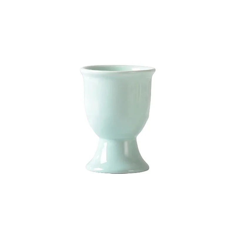 Ceramic Egg Cup Holders Macaron Color Creative Serving
