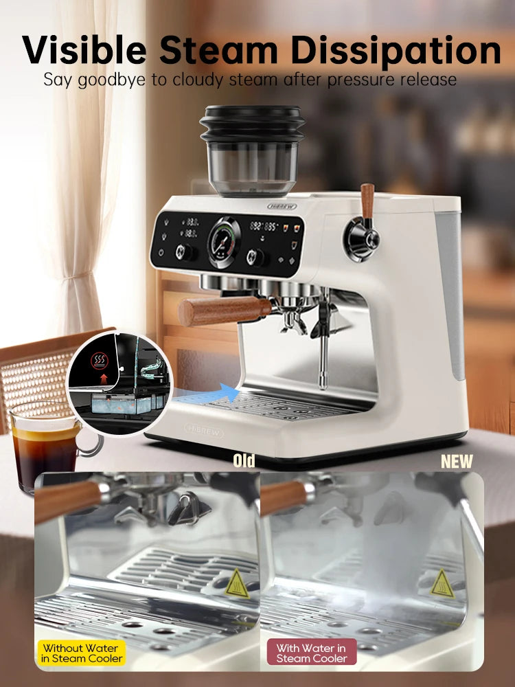 Hibrew Dual Ther Oblocks Barista Pro Espresso Machine