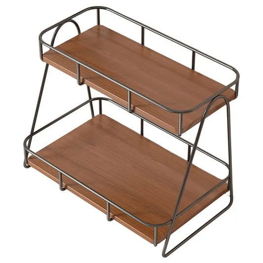 Bathroom Counter Organizer Tier Cup Riser Stand Display