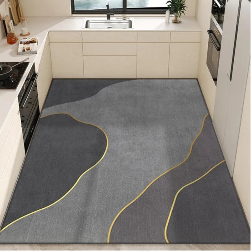Checkerboard Pvc Anti-Slip Oil-Proof Floor Mat Leather Balcony