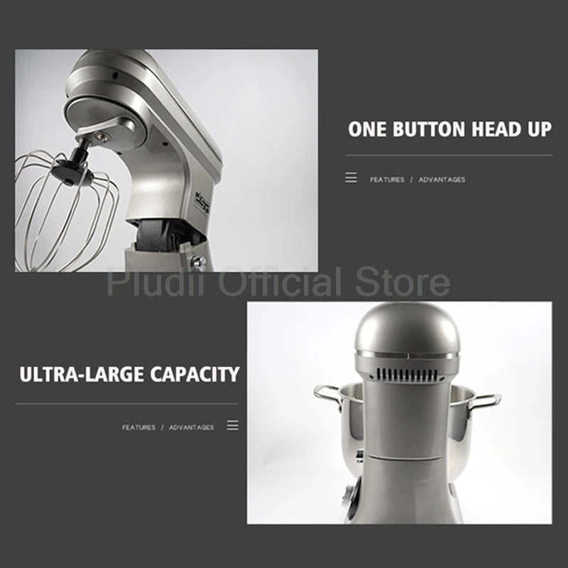 10l Stand Mixer 2000w Powerful Mixer Speed Settings