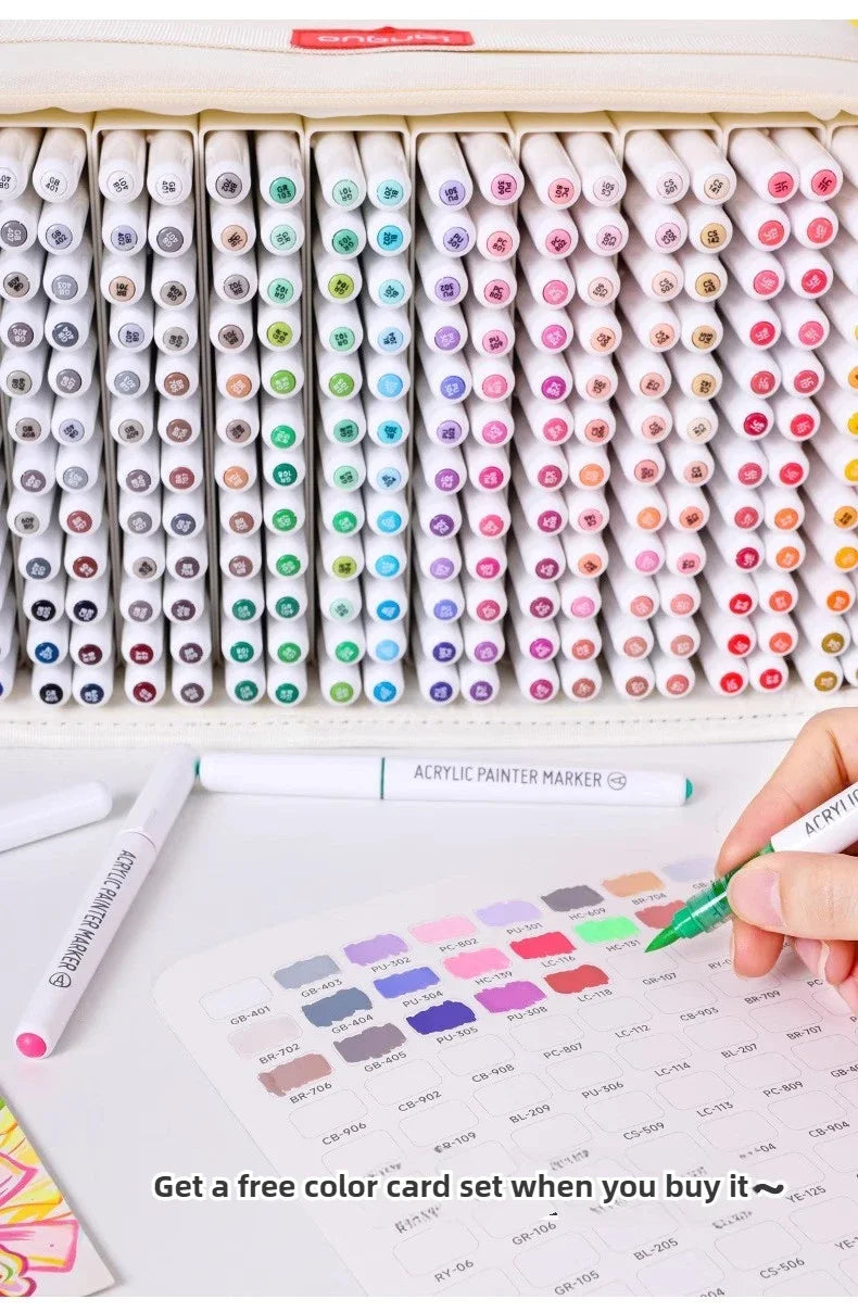 Languo 288/9 Colors Direct Liquid Acrylic Paint Pens