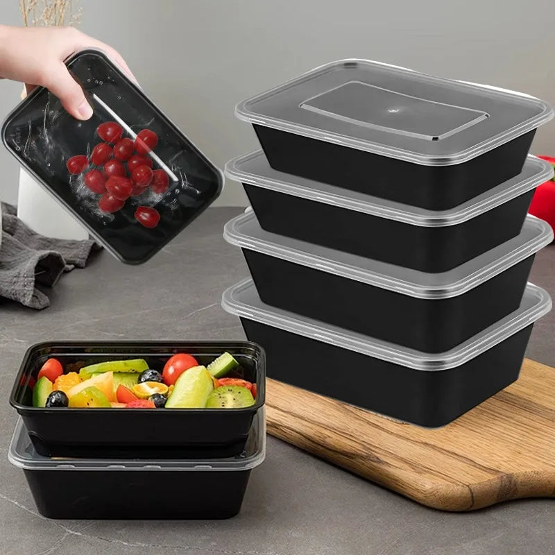 10/20x Food Storage Containers Lids Meal Prep Containers