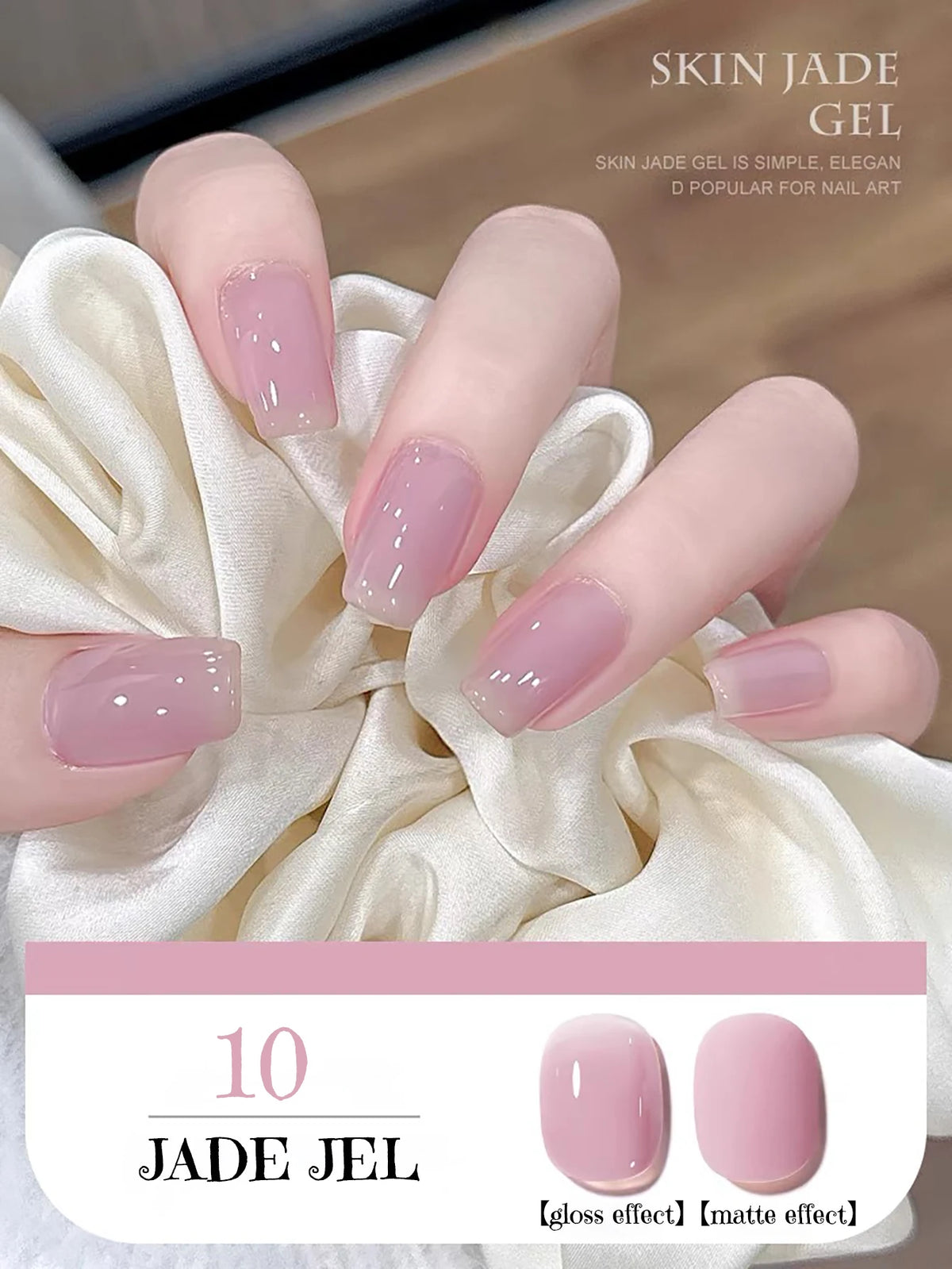 1-30pcs Zh Ice Transparent Nude Gel Nail Polish