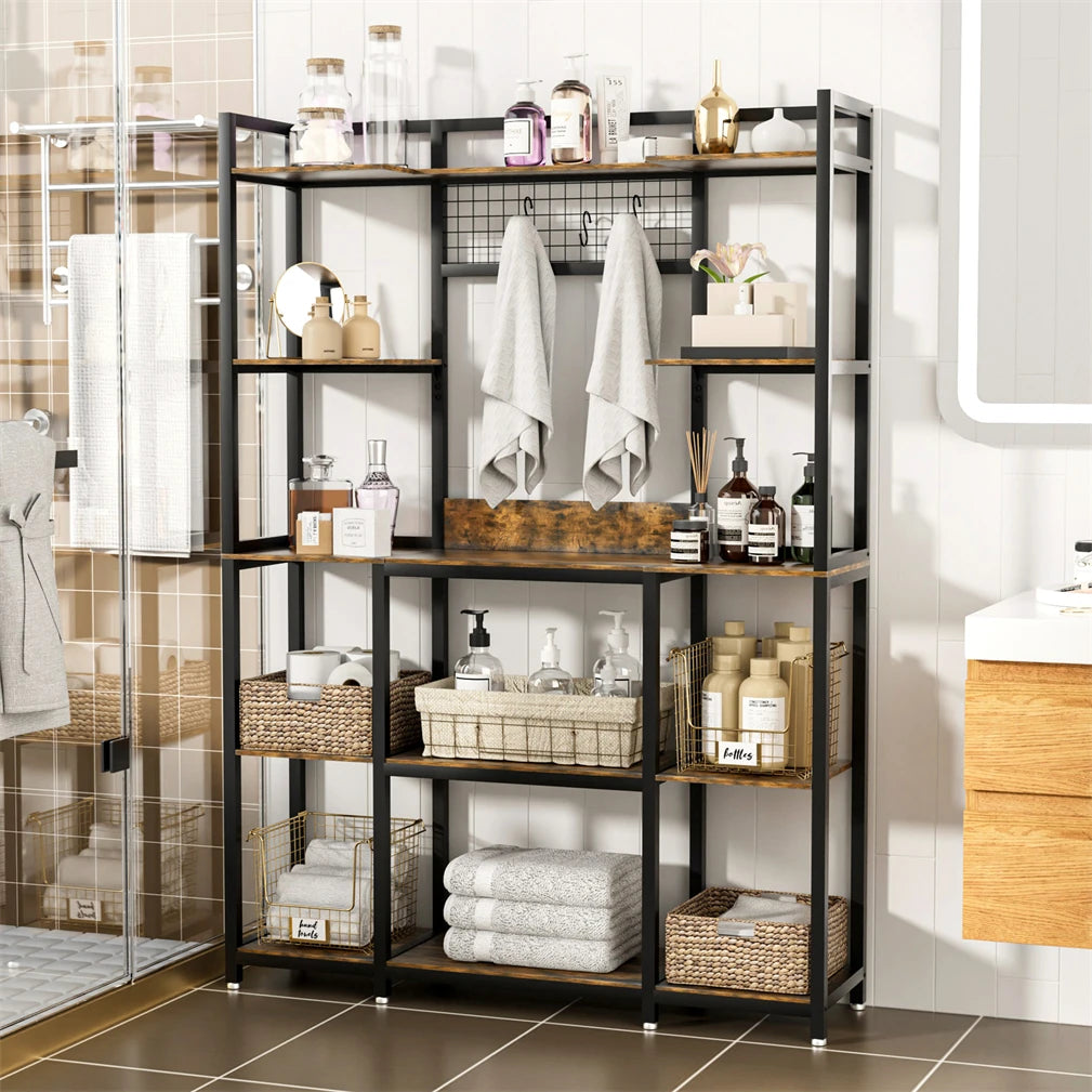 Tier Baker Rack Industrial Microwave Stand Holder Storage