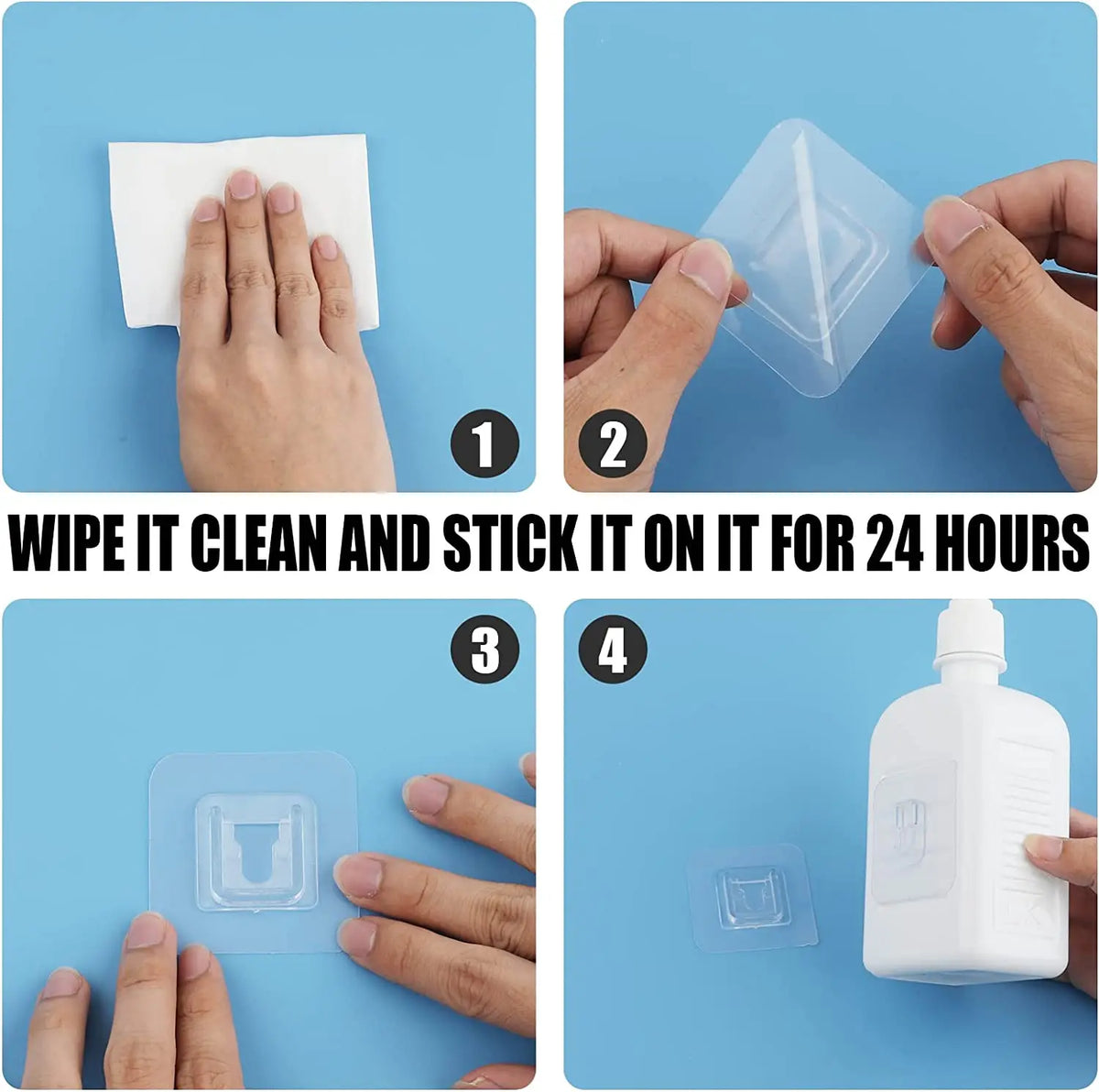 Double-Sided Adhesive Wall Hook On Hangers Stickers Hooks