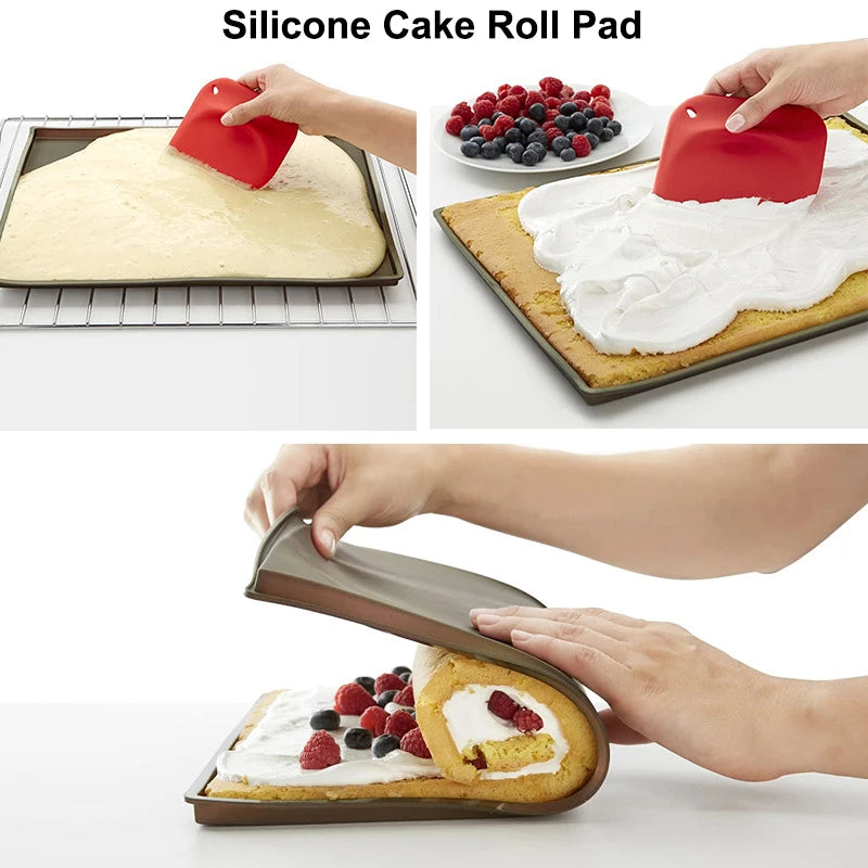 Silicone Baking Mats Cake Rolls Pastry Mat Non-Stick