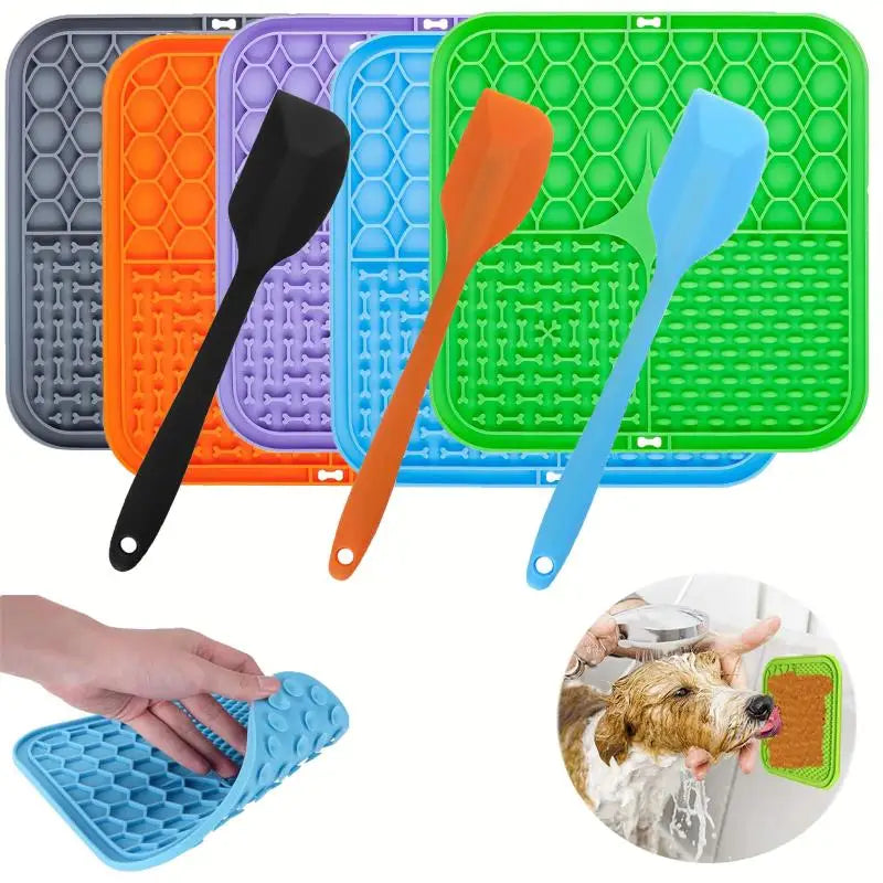 Pet Lick Silicone Mat Dogs Pet Slow Food