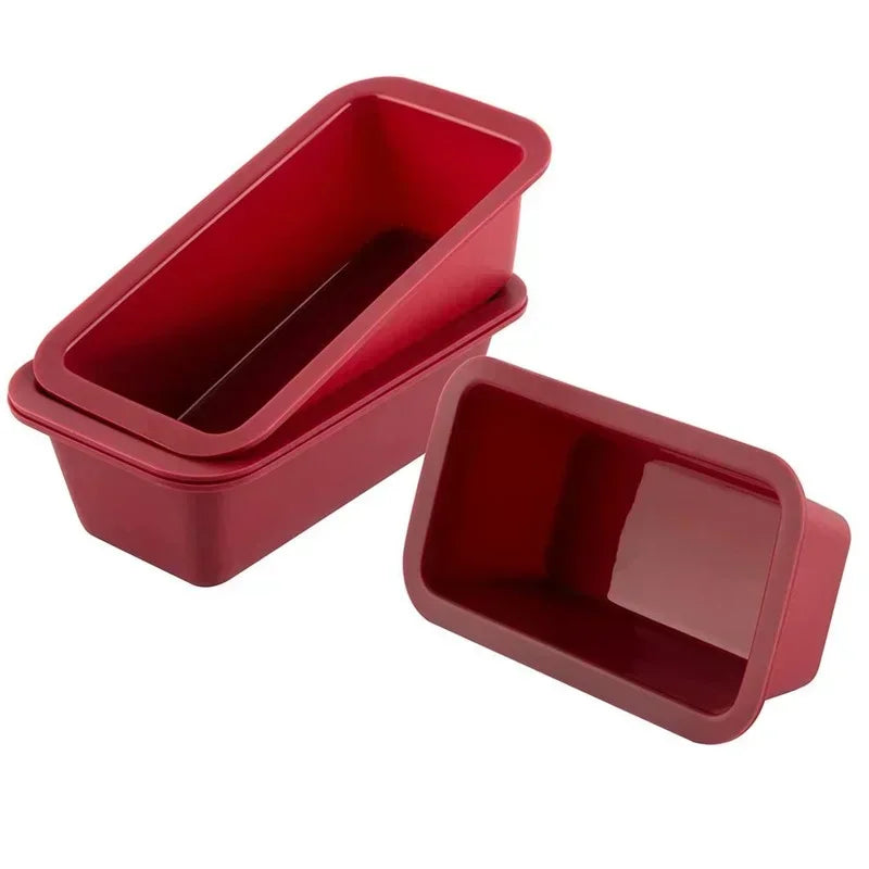 Silicone Baking Molds Nonstick Rectangle Cake Pans Mini