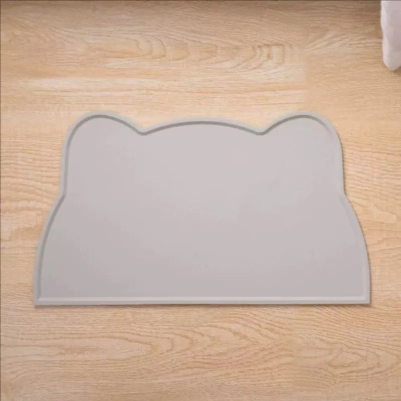 1pc Cat Dog Meal Mat Pet Silicone Mat