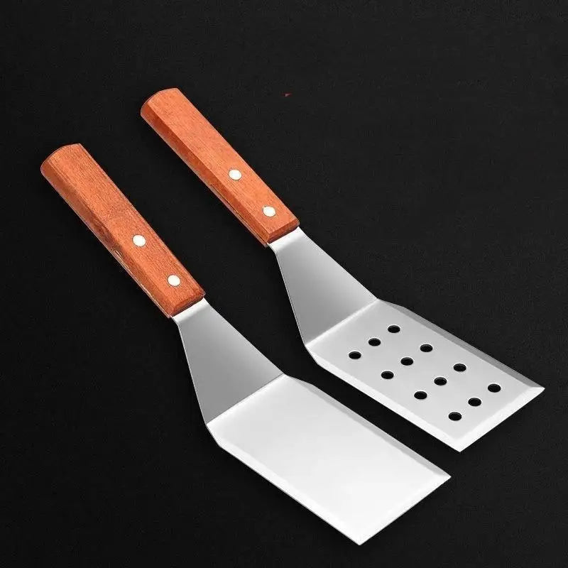 Stainless Steel Spatula Grill Scraper Non Stick Durable