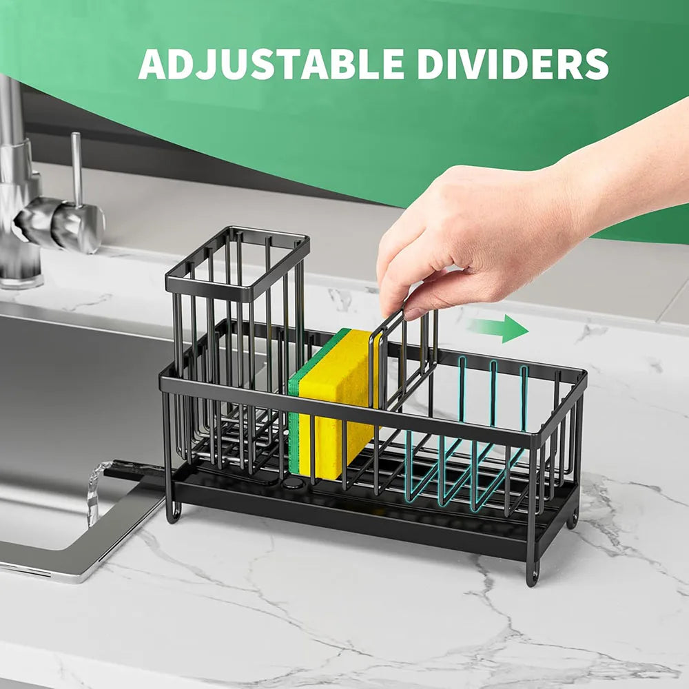 Sponge Holder Sink Sink Caddy High Brush Holder