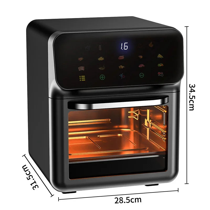 10l Large Capacity Electric Air Fryers Oil-Free Automatic