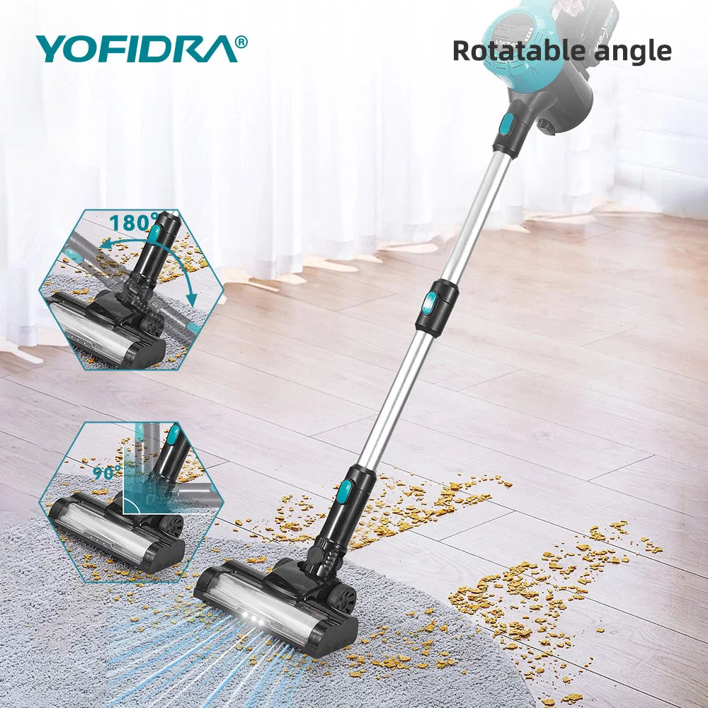 Yofidra Brushless Electric Vacuum Cleaner 1800w Cordless Powerful
