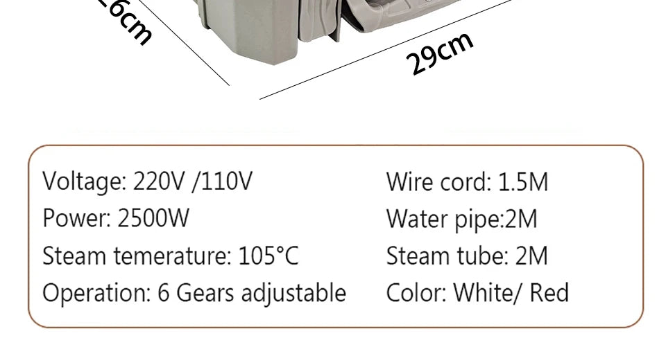 1500w High Pressure Steam Cleaning Machine Cleaner High
