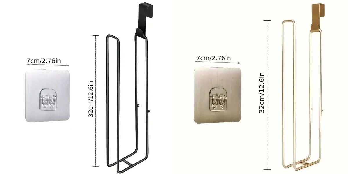 1/2/3pcs Wall Mounted Bathroom Organizer No Drill Paper