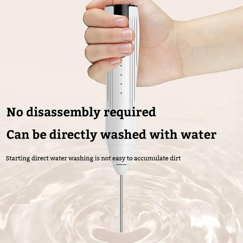 Mini Electric Milk Foamer Blender Wireless Coffee Whisk