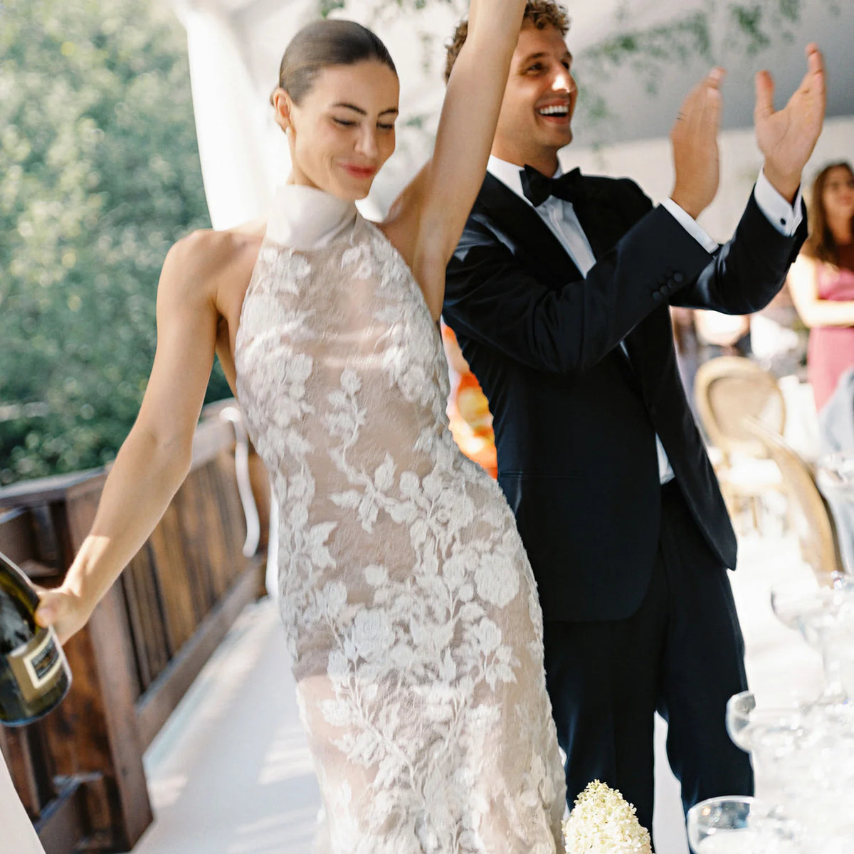Halterneck Backless Exquisite Mermaid Wedding Dress Tie Sash