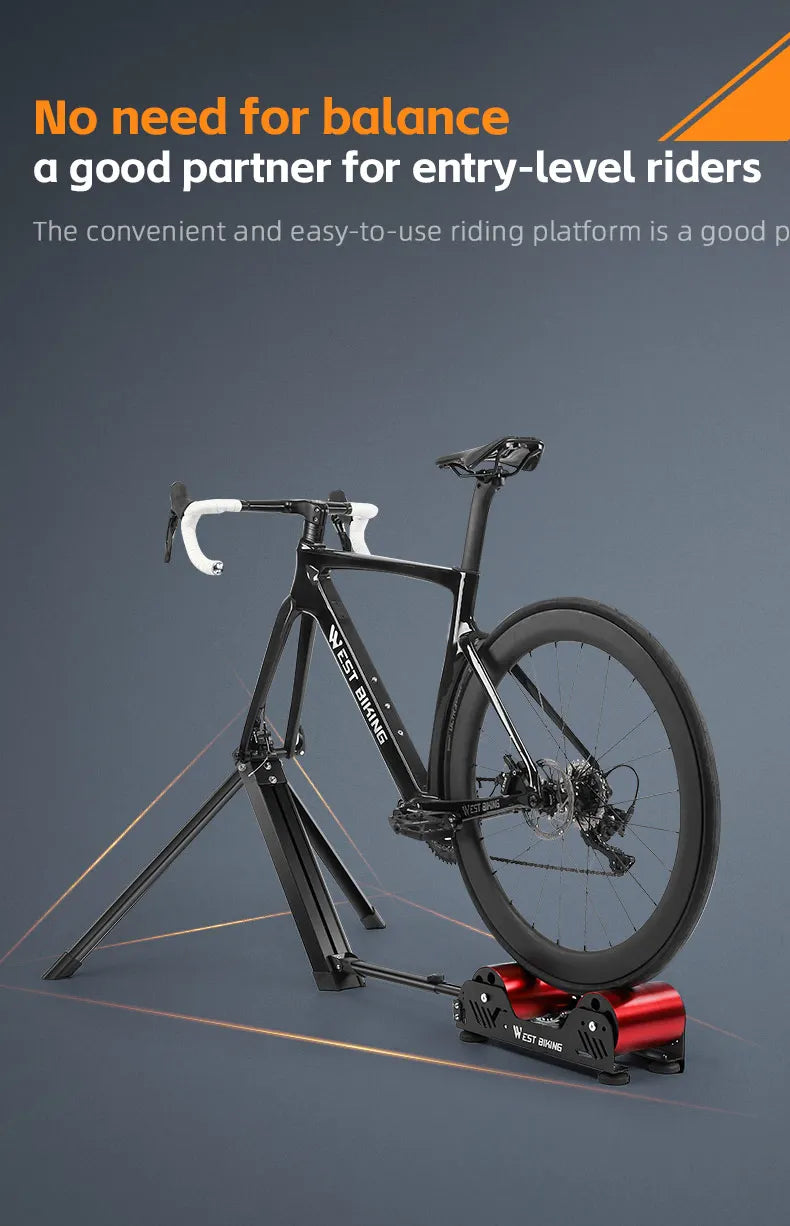 West Biking Bicycle Magnetic Resistance Roller Training Stand