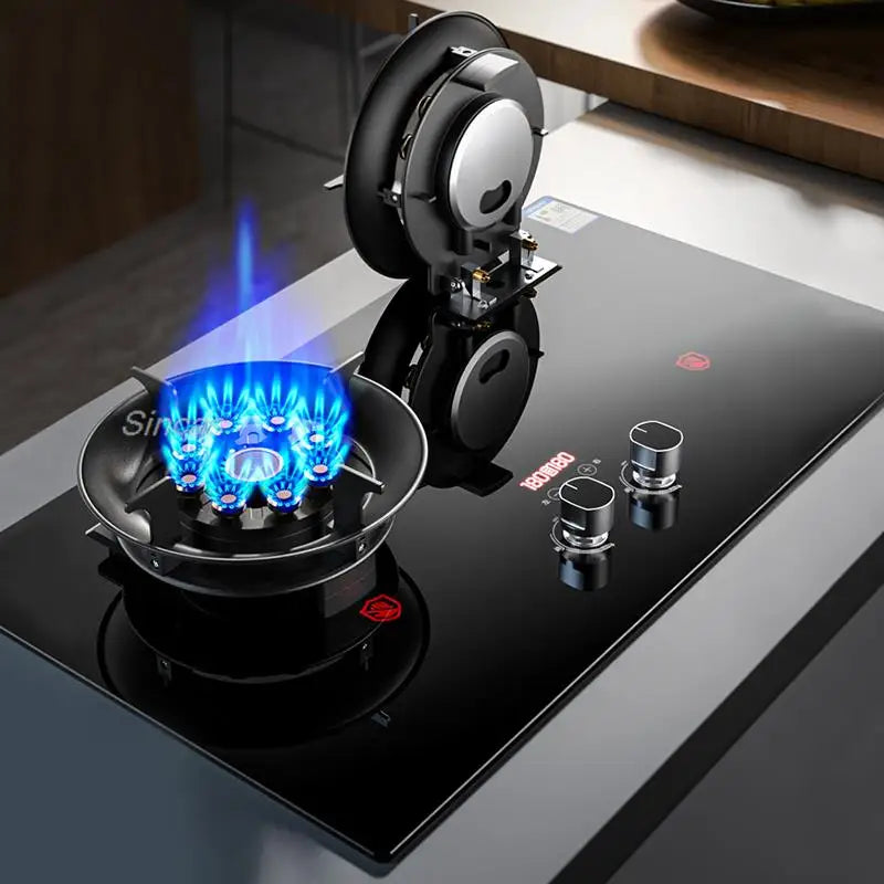 Gas Stoves Dual Stove Embedded Nature Gas/Lpg Timing