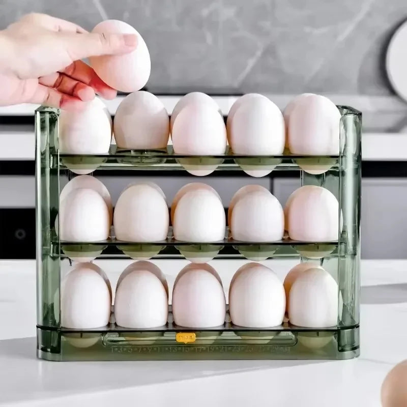 Egg Rack Holder Storage Box Egg Basket Container