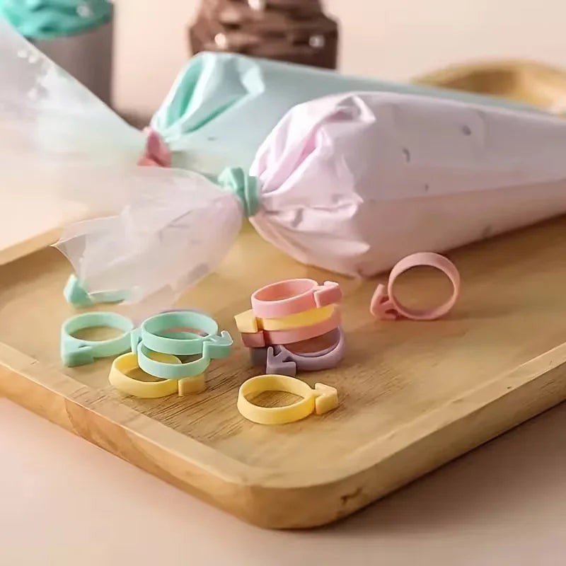 5pcs/10pcs/20pcs/30pcs/50pcs Random Color Icing Piping Rings
