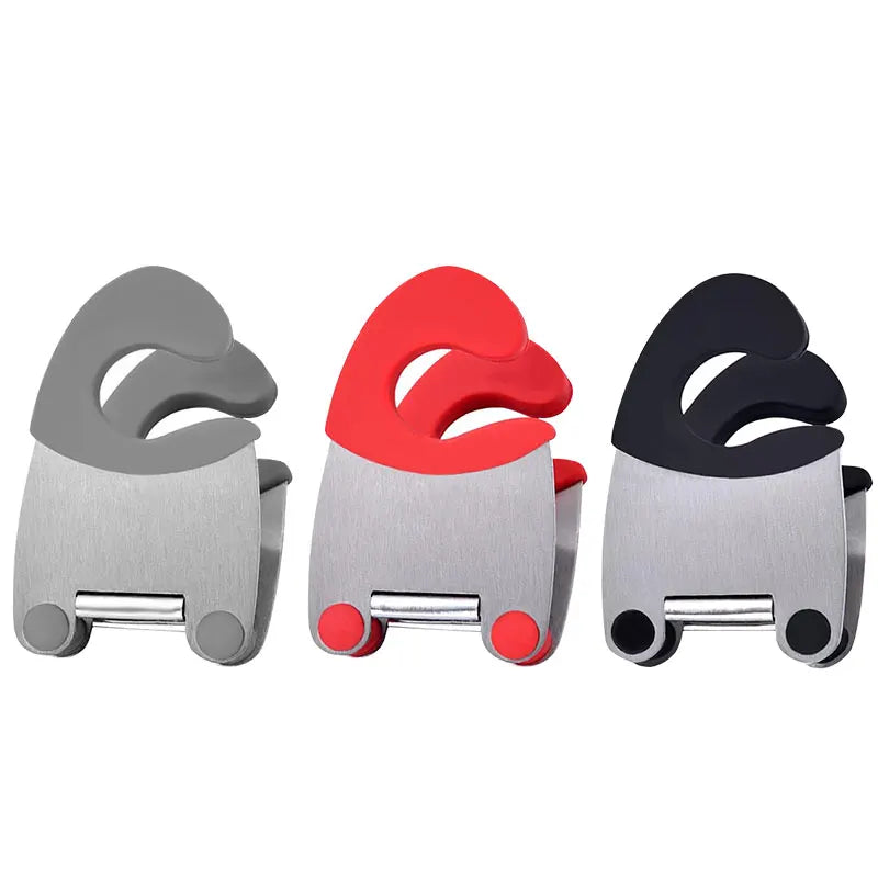 Stainless Steel Pot Clip Holder Spoon Rest Anti-Scald