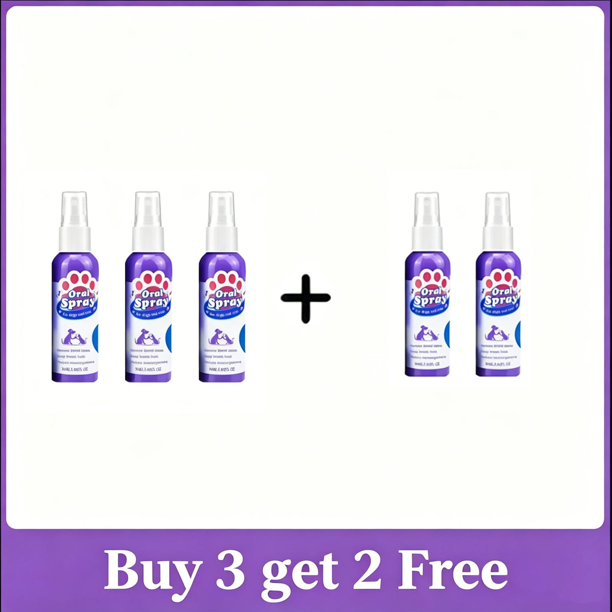 Pet Oral Care Spray Dogs Daily Teeth Cleaning