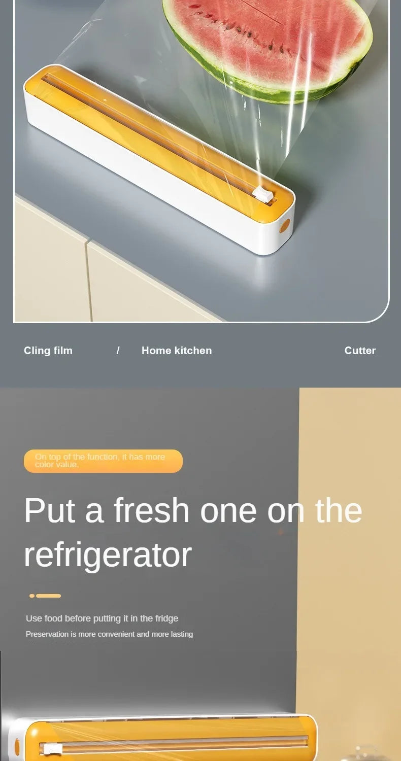 In Food Film Dispenser Wrap Dispenser Cutter Storage