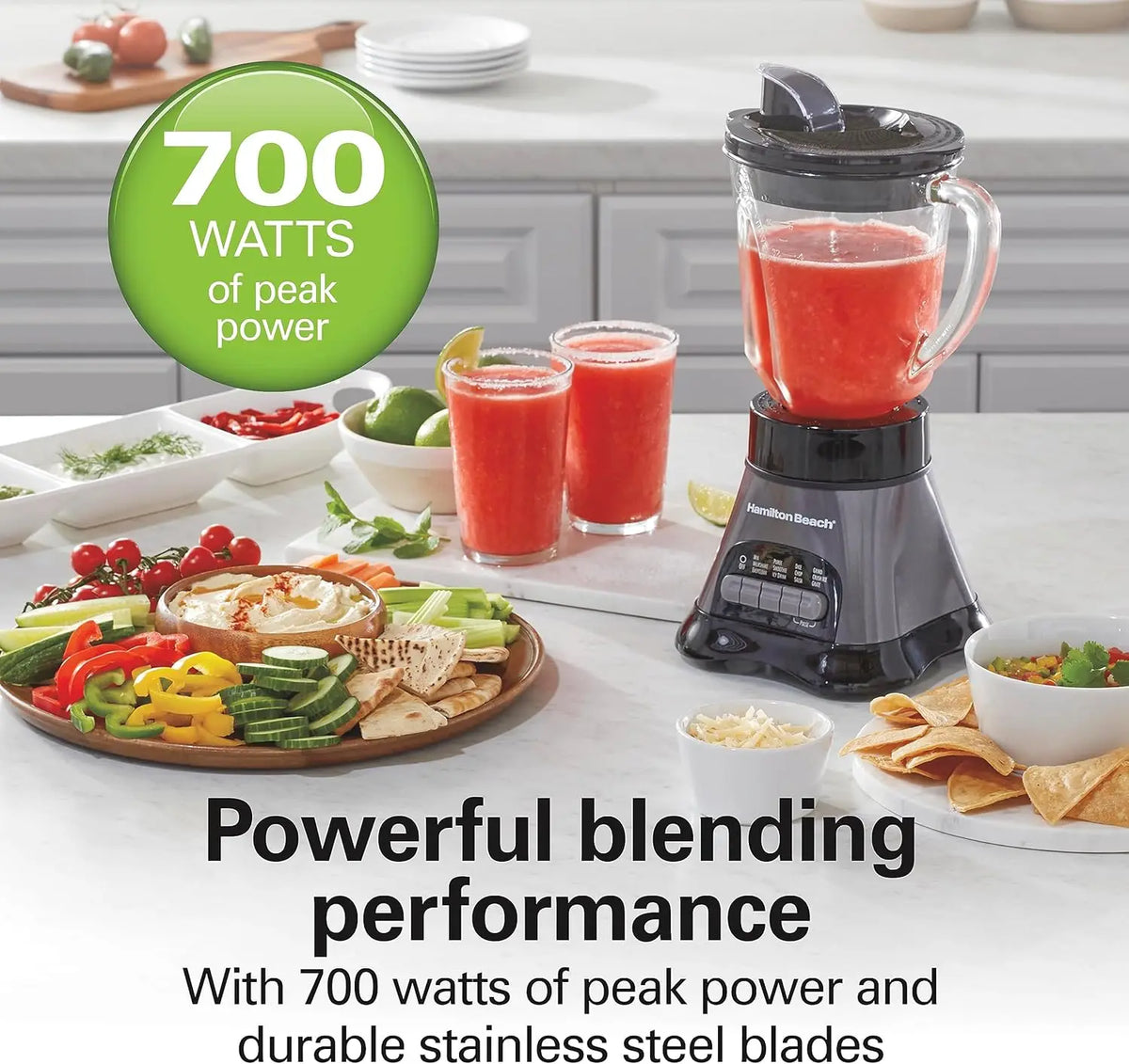 Blender Food Processor Combo 40oz Glass Jar Travel