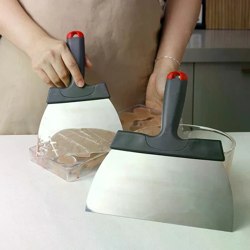 Coating Spatula Chocolate Scraper Stainless Steel Dough Scraper