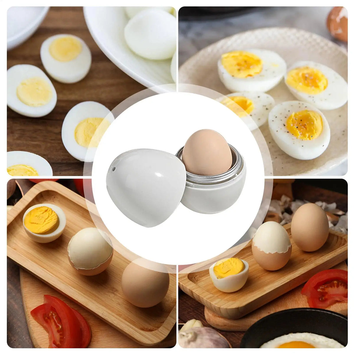 Microwave Egg Steamer Microwave Boiled Egg Maker Rapid