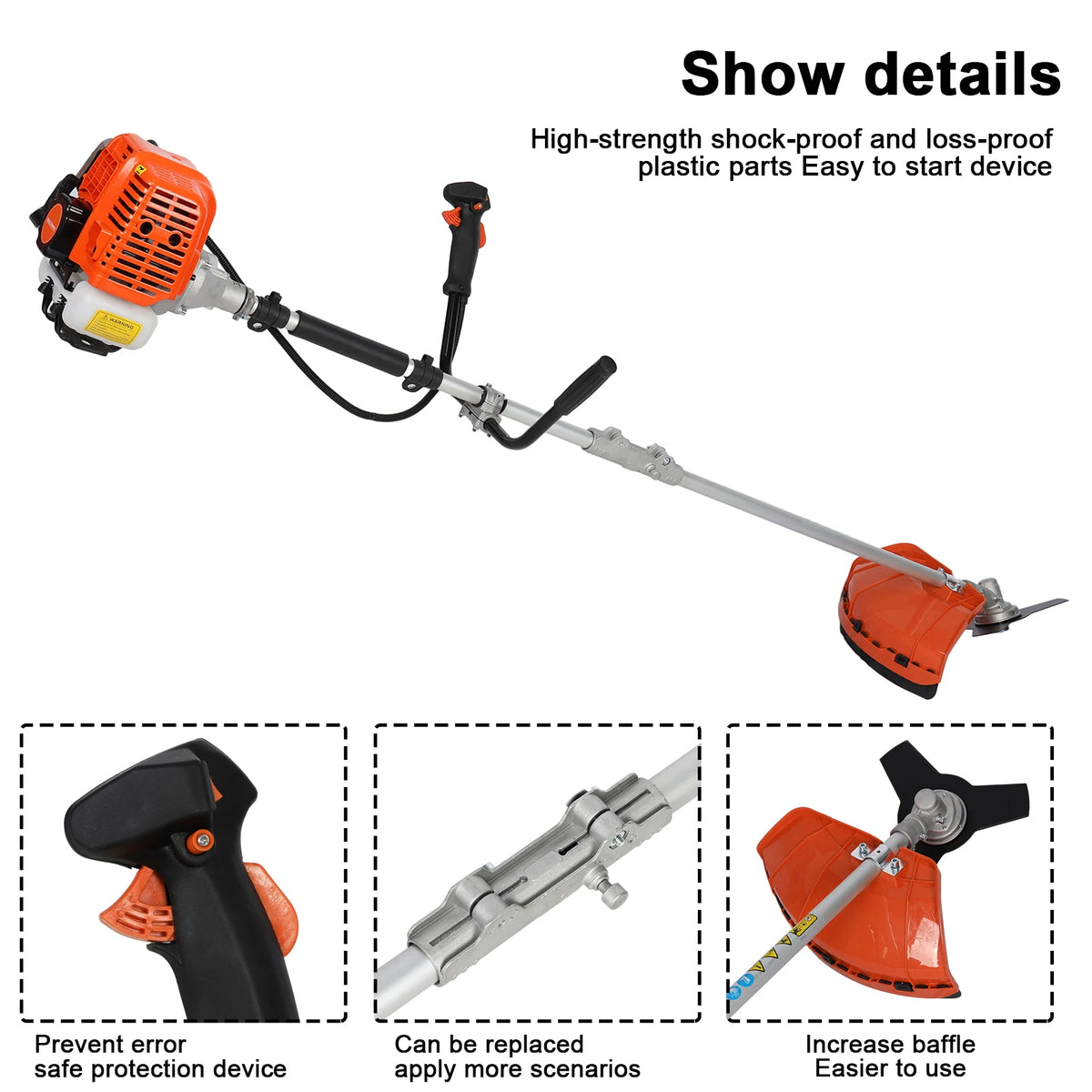 52cc Weed Wacker Gas Powered In Cordless Hedge