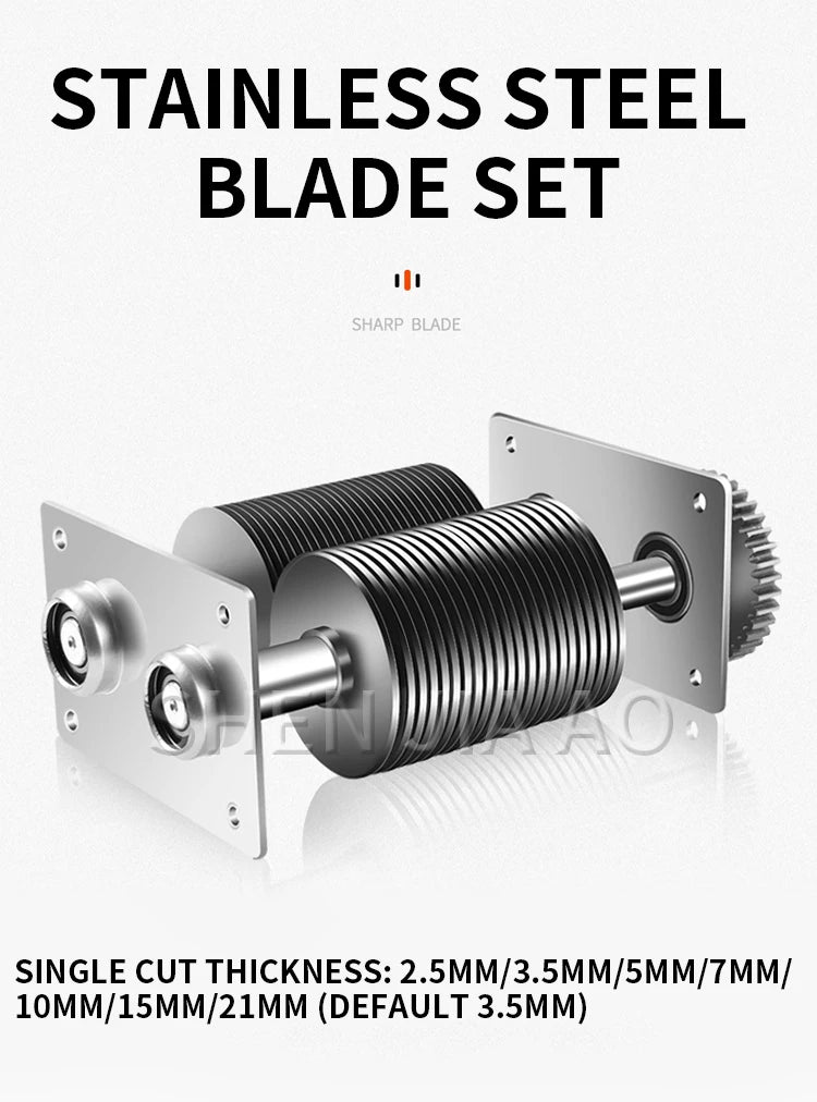 5/3 5/5/7/10/15/21mm Electric Meat Slicer Commercial Grinder