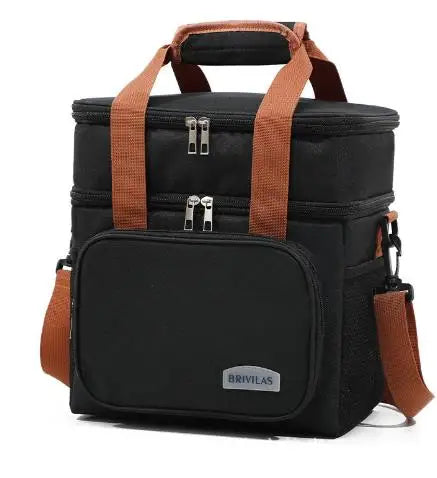 Fashion Crossbody Insulated Lunch Bag Large Capacity Thermal