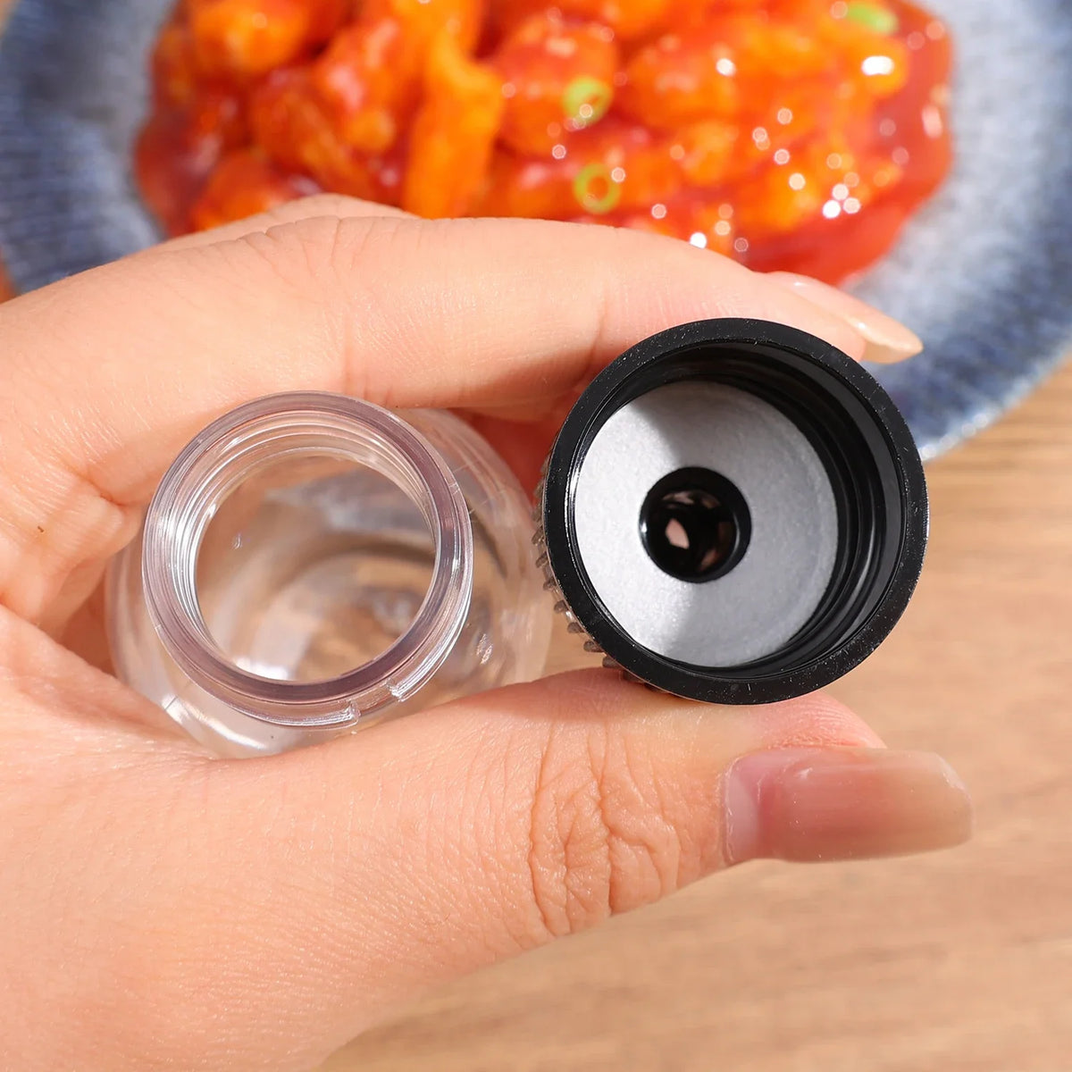 10/1pcs Plastic Squeeze Bottle Reusable Sauce Oil Dispenser